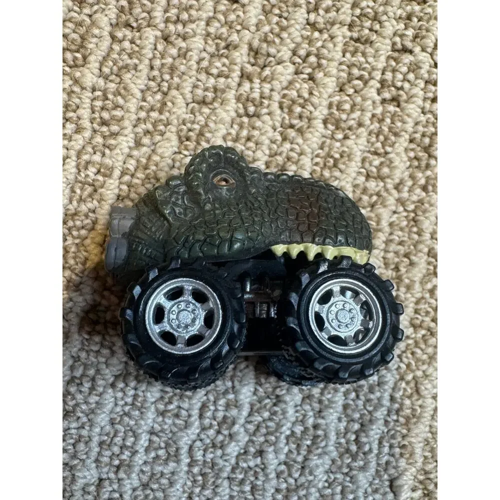 Dinosaur T-Rex Monster Truck Toy Car Green Plastic Wheels‎ Kids Toy